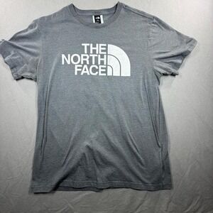 The North Face Grey Logo T Shirt Mens Medium Gorpcore Outdoor Streetwear 2020s